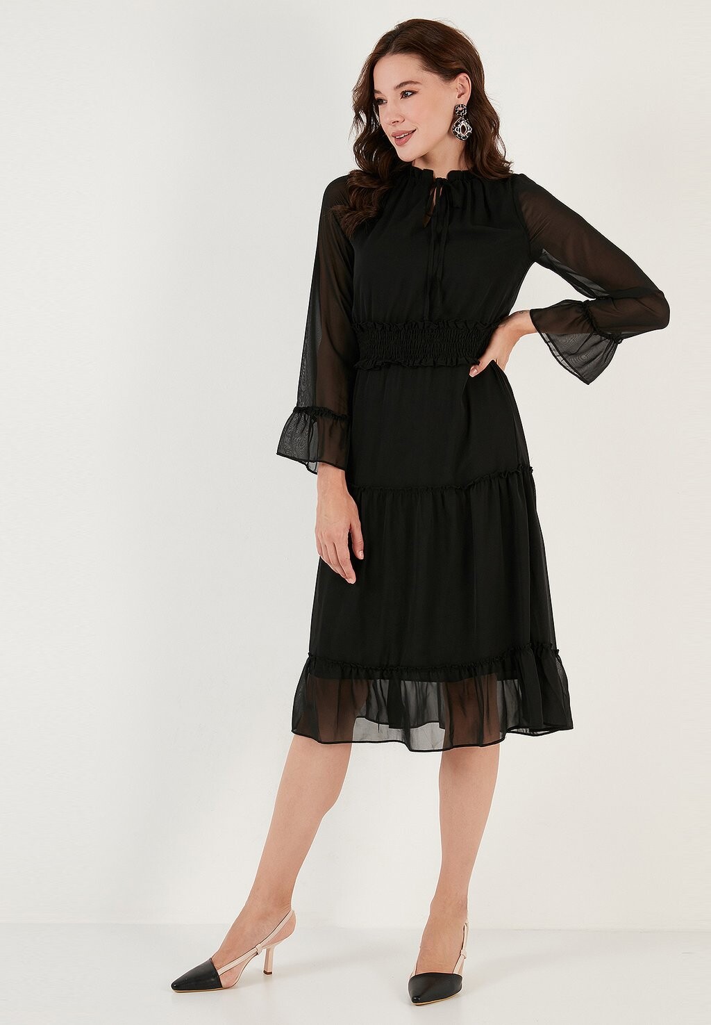 

Летнее платье REGULAR FIT LELA, черный