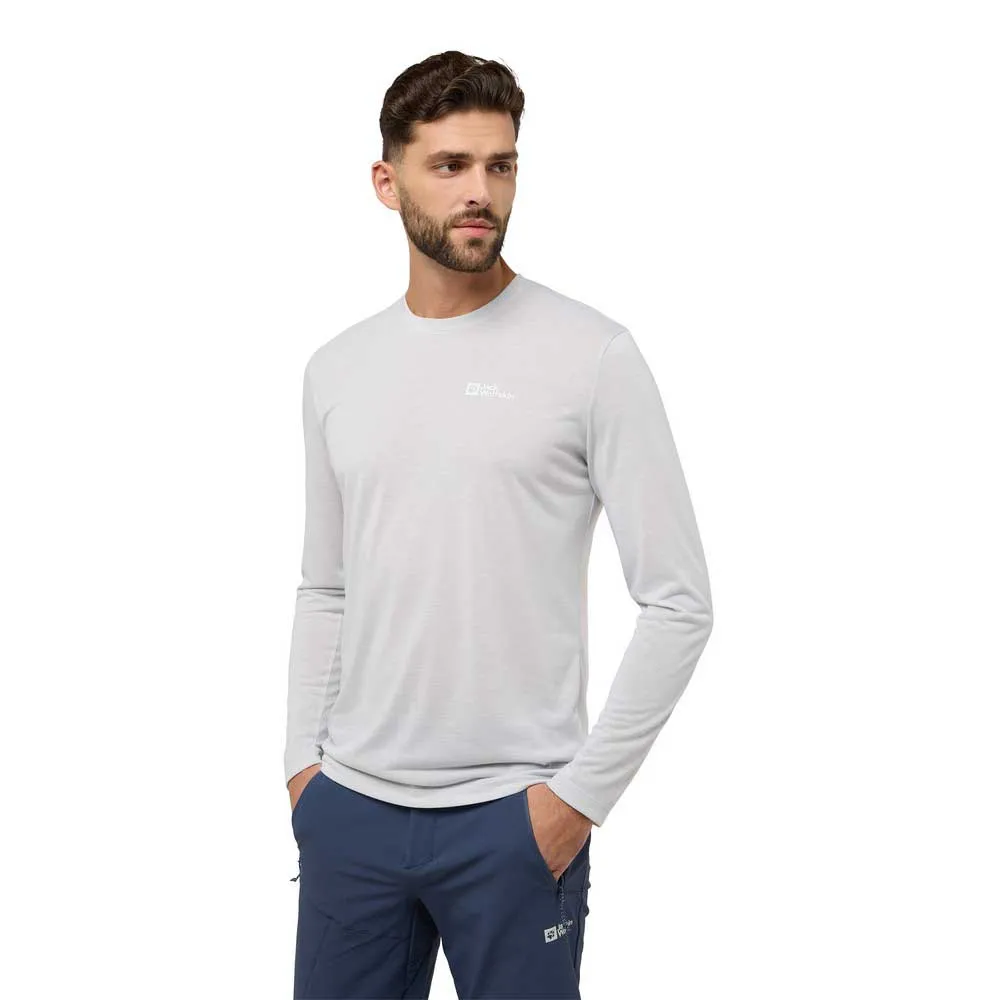 

Футболка Jack Wolfskin Vonnan long sleeve, серый