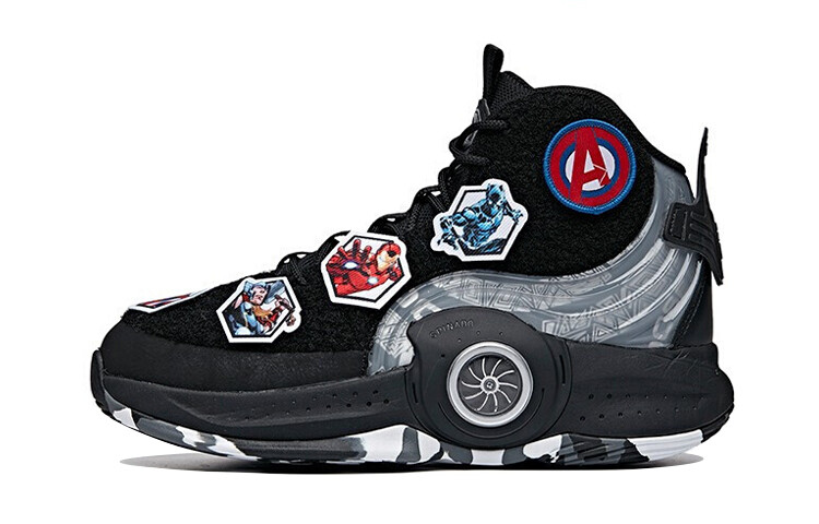 

Баскетбольные кроссовки Marvel X Cyclone Man Kids GS High-top Black/White Anta Kids
