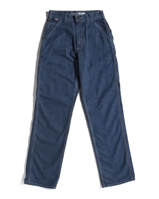 

Фирменные джинсы-комбинезон Carhartt, цвет Denim