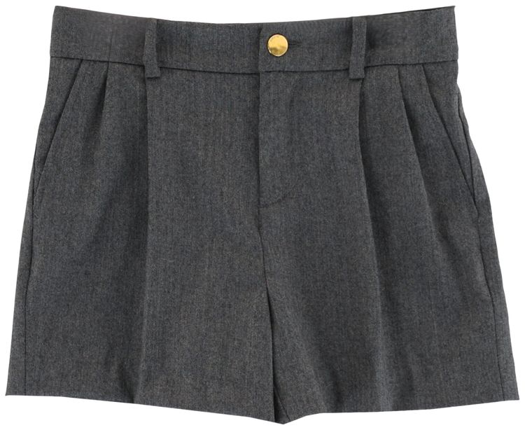 

Детские шерстяные шорты-бермуды Gucci, серый цвет