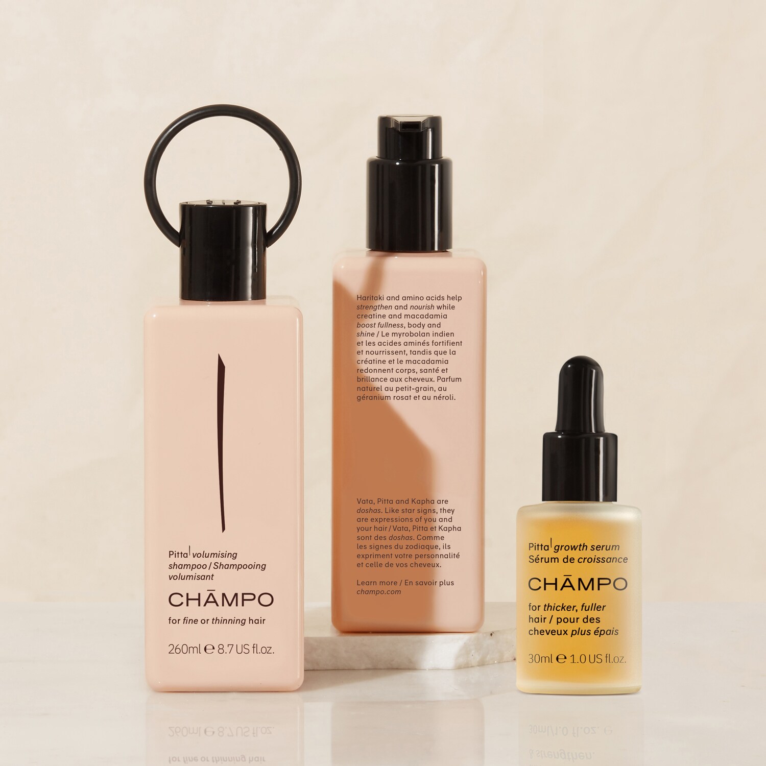 Кондиционер для придания объема Pitta volumising Conditioner Champo, 50 ml — фото 3