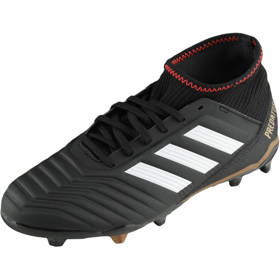 

Adidas Детские футбольные бутсы Predator 183 с противоскользящим и износостойким покрытием, низкие, черные