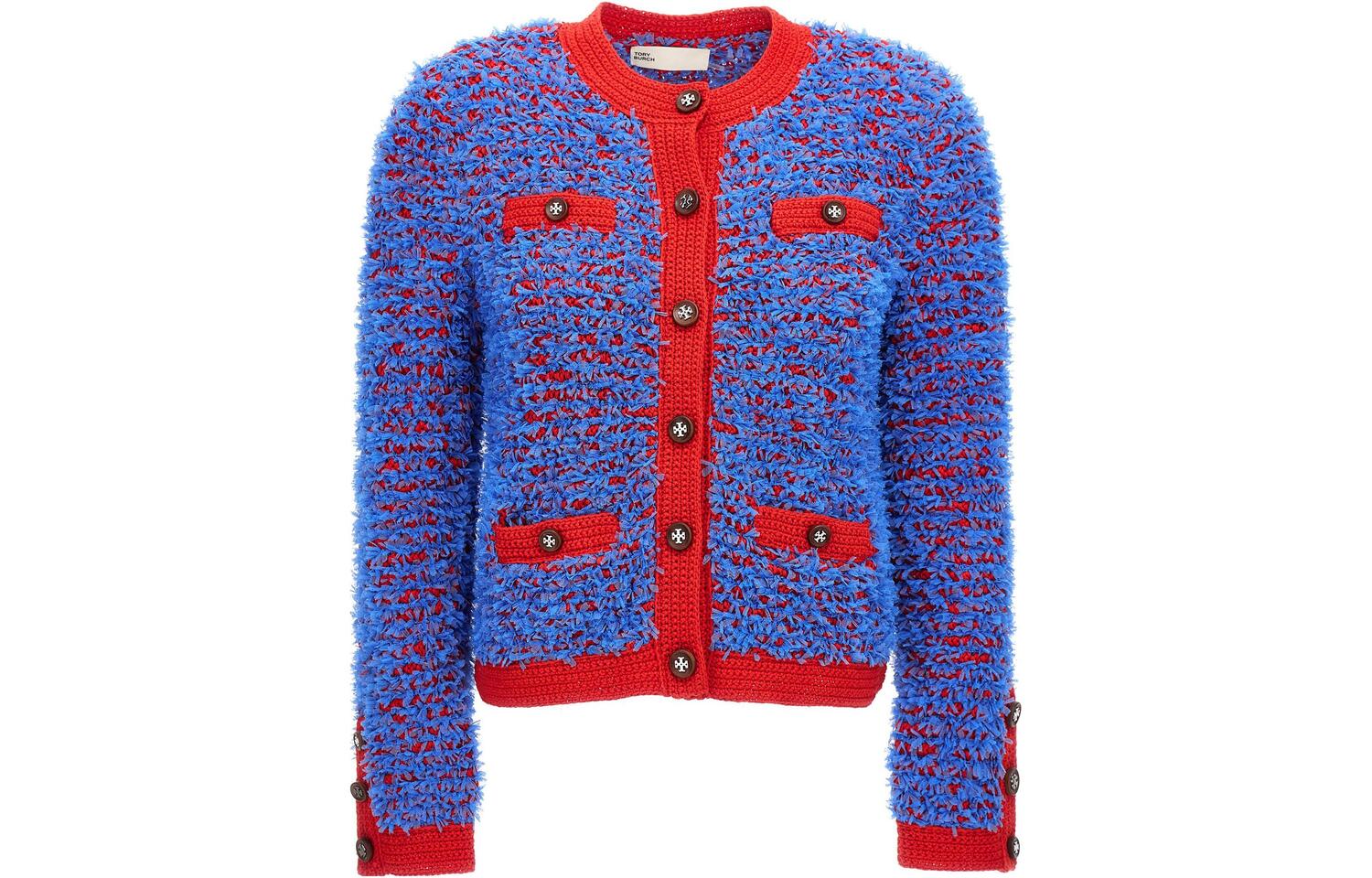 

Кардиган с рюшами и пуговицами TORY BURCH, multicolor