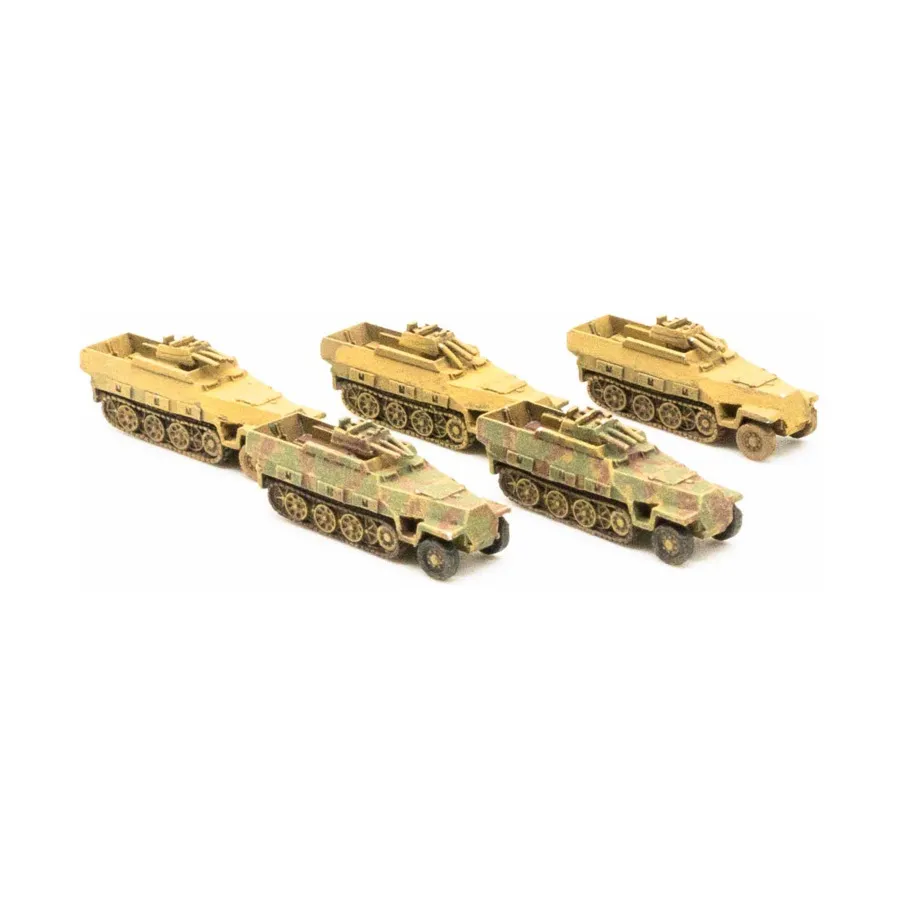 

Sd Kfz 251/D21 Буровая коллекция №1, WWII Micro Armour - Germany - Loose Miniatures (1:285)