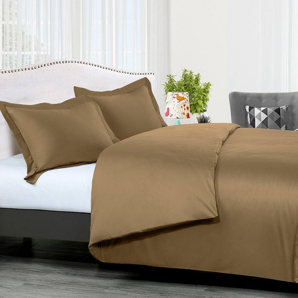 

Комплект пододеяльников из 100% хлопка плотностью 300 нитей Egyptian Linens, цвет Taupe