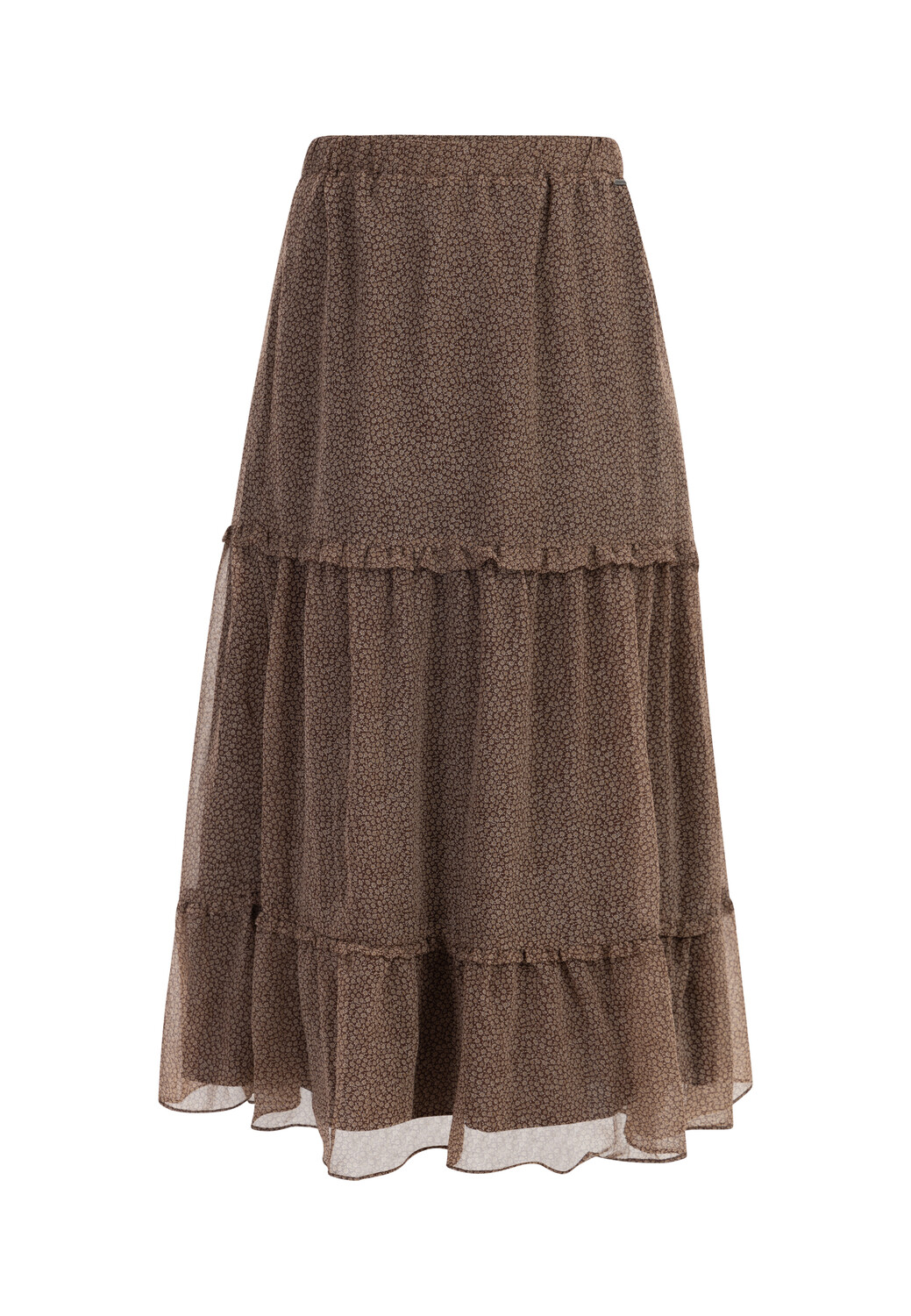 

Юбка до колена DreiMaster Maxi, цвет Braun Wollweiss
