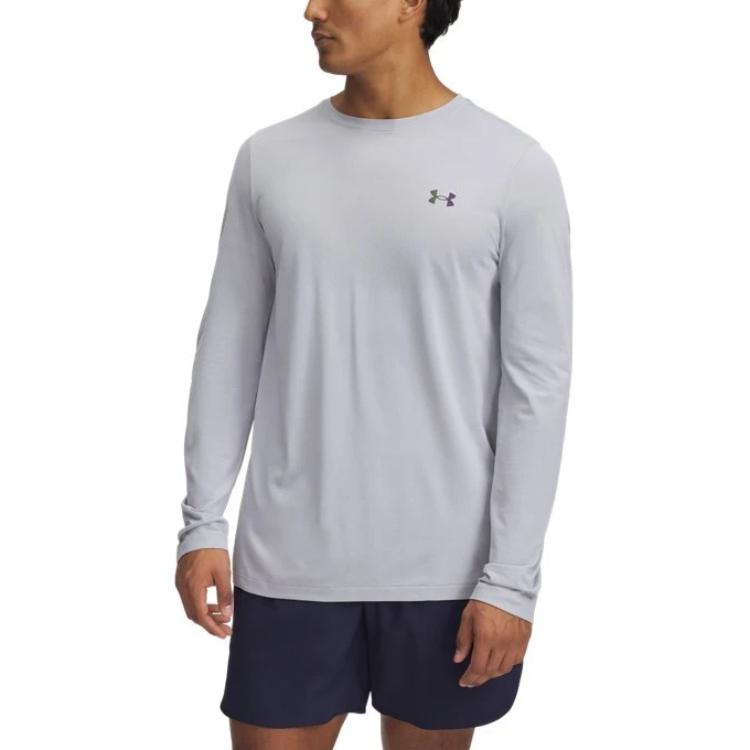 

Футболка RUSH SeamlessLegacy SS25 мужская современная Under Armour, серый