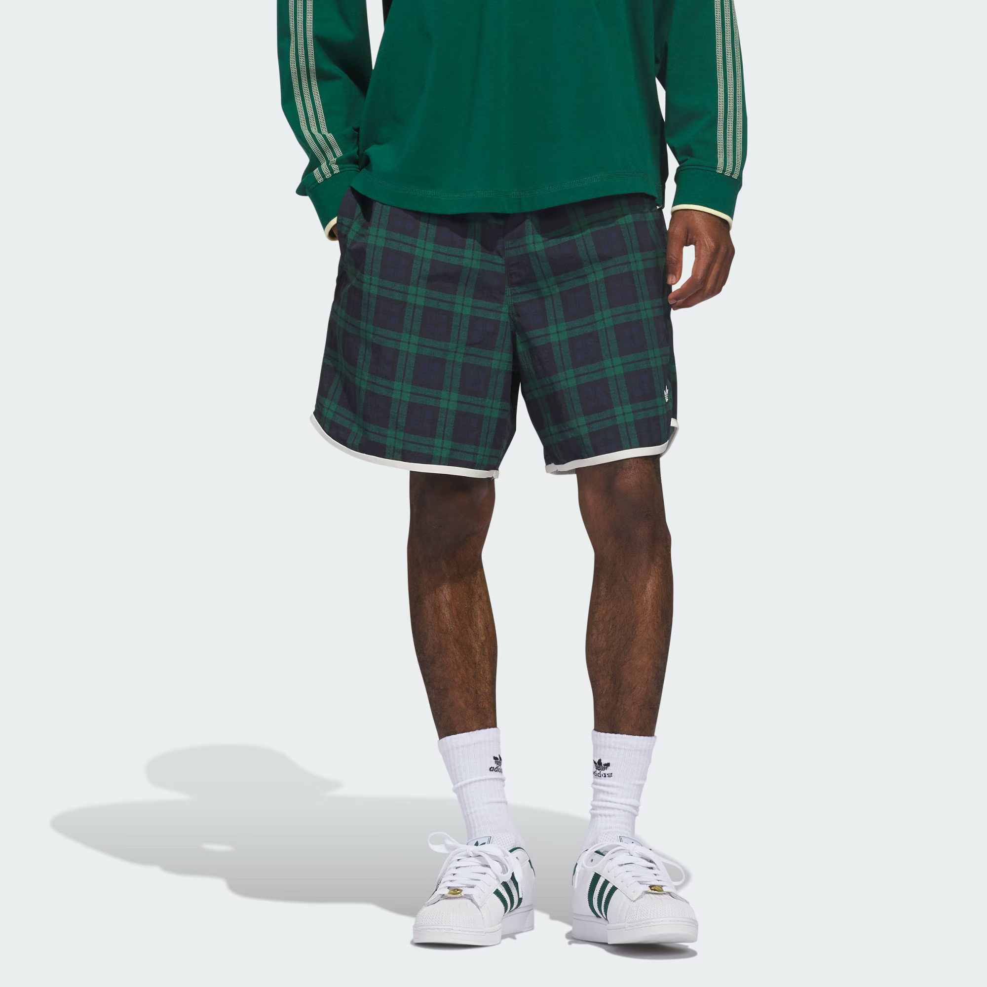 Шорты спортивные Track CHERRY Unisex Adidas Originals, темно-indigo/зеленый — фото 4