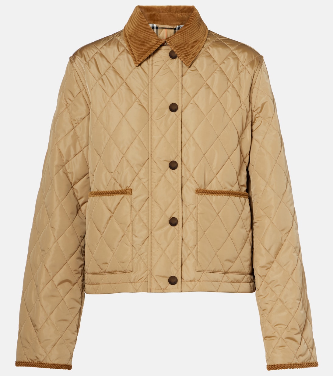 

Куртка Oldham с стёганой отделкой Burberry, Flax/Sand IP Check