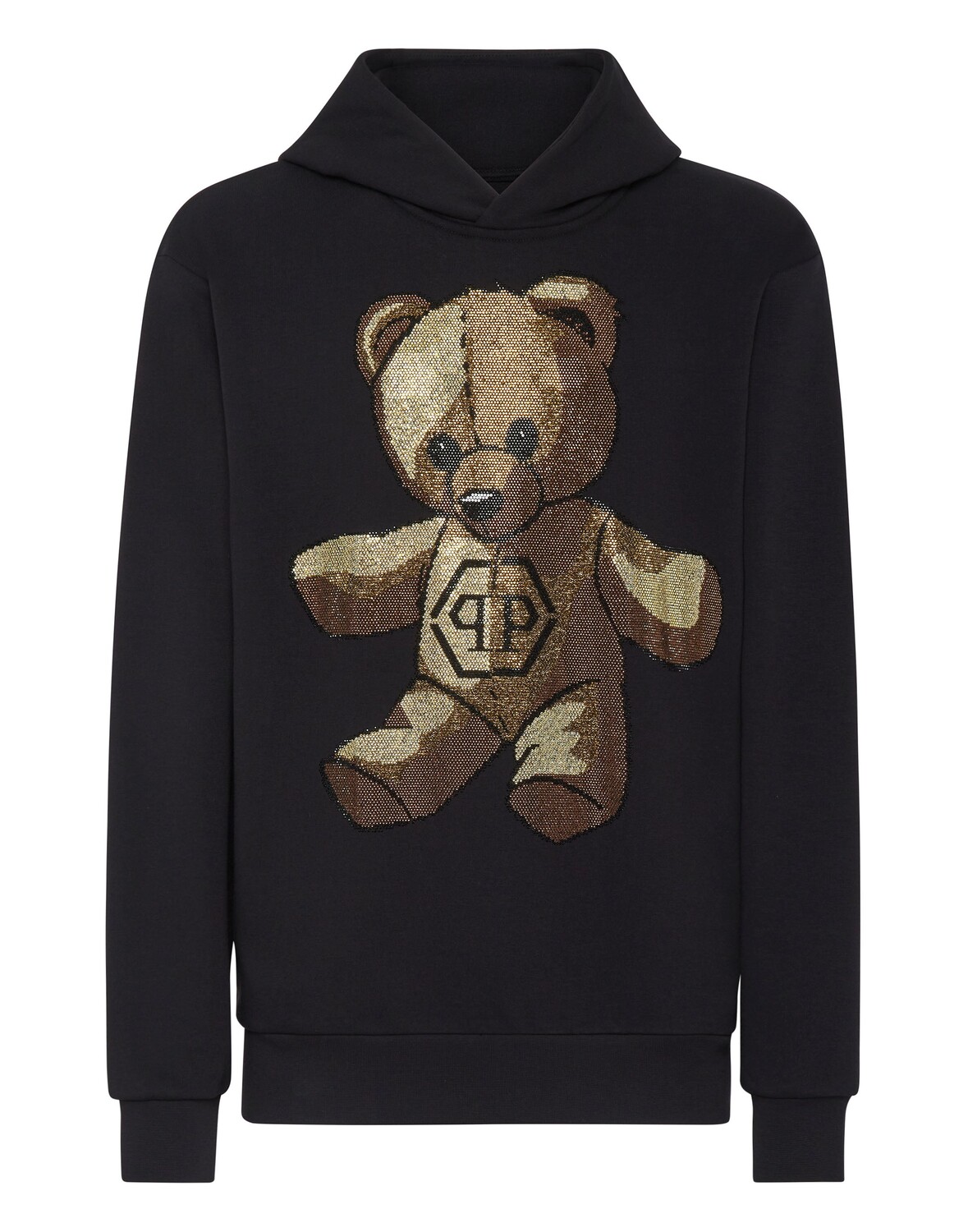 

Толстовка с капюшоном Teddy Bear Philipp Plein, черный