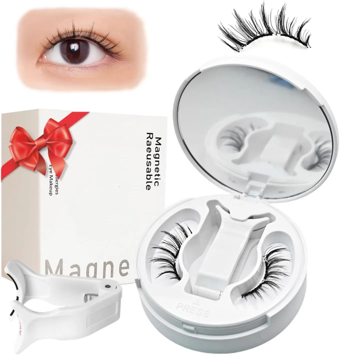 Магнитные ресницы TASELR Mist Black 23 мм