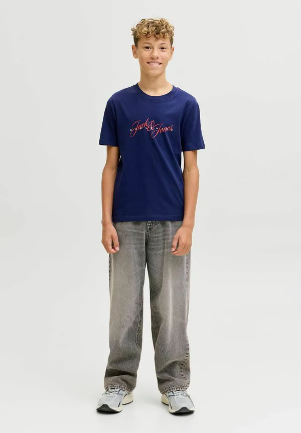 Джинсы jjialex свободного кроя Jack & Jones Junior, Black Denim