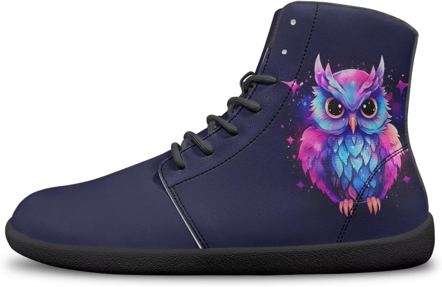 

Женские и мужские беговые кроссовки высокие кожаные Hellhero, Owl