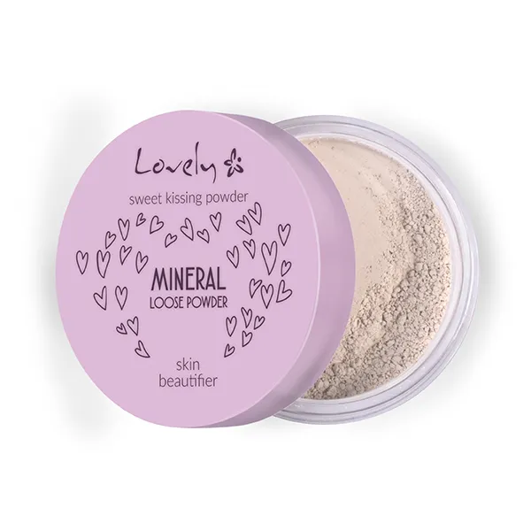 

Полупрозрачные и матирующие пудры Mineral Loose Powder Lovely, 1 UD