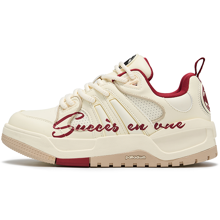 

Дышащие низкие кросовки для скейтбординга с эффектом увеличения роста Unisex Palladium, белый/белый