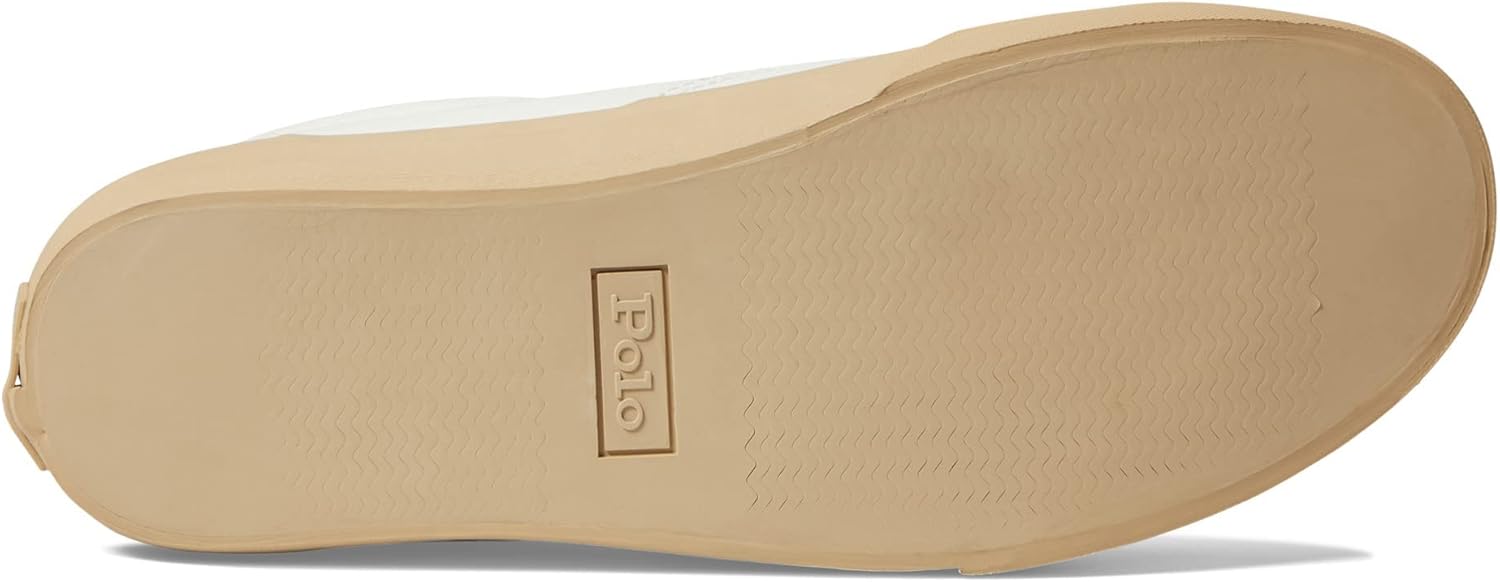 POLO RALPH LAUREN Мужские кроссовки Keaton-Pony, Off-White/Sand Dune — фото 3