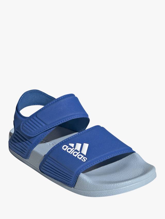 Детские сандалии Adilette с открытым носком adidas, Royal Blue — фото 2