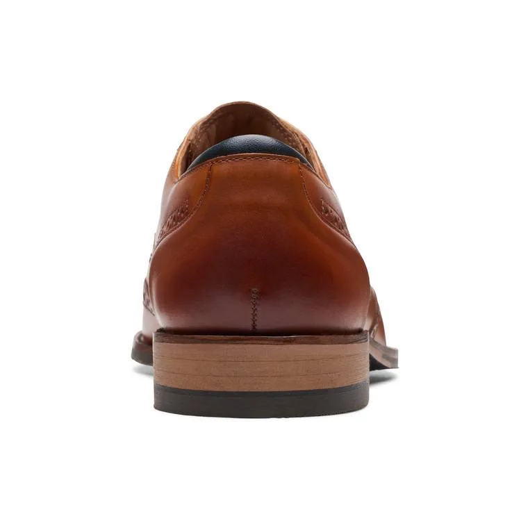 Clarks Кожаные туфли мужские коричневые — фото 4