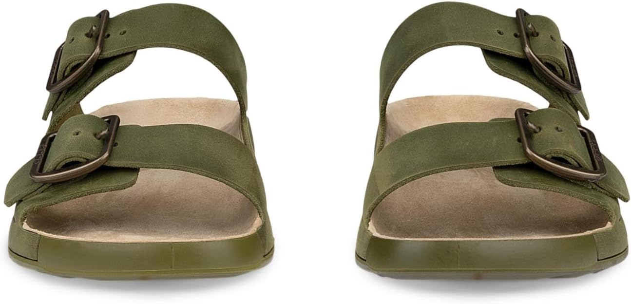 Мужские сандалии ECCO Cozmo с двумя ремешками и пряжкой, Acorn Nubuck — фото 2