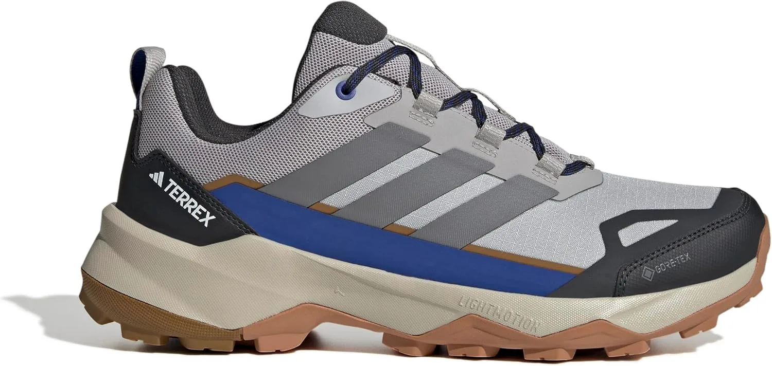 Кроссовки Adidas Terrex Skychaser AX5 GTX BLACAR/Owhite/WONALU, синий/серый — фото 2