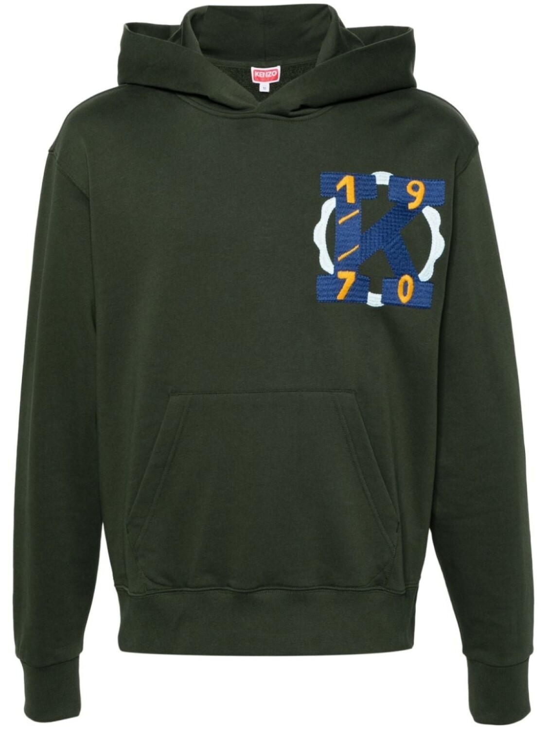

Kenzo худи с вышивкой, зеленый