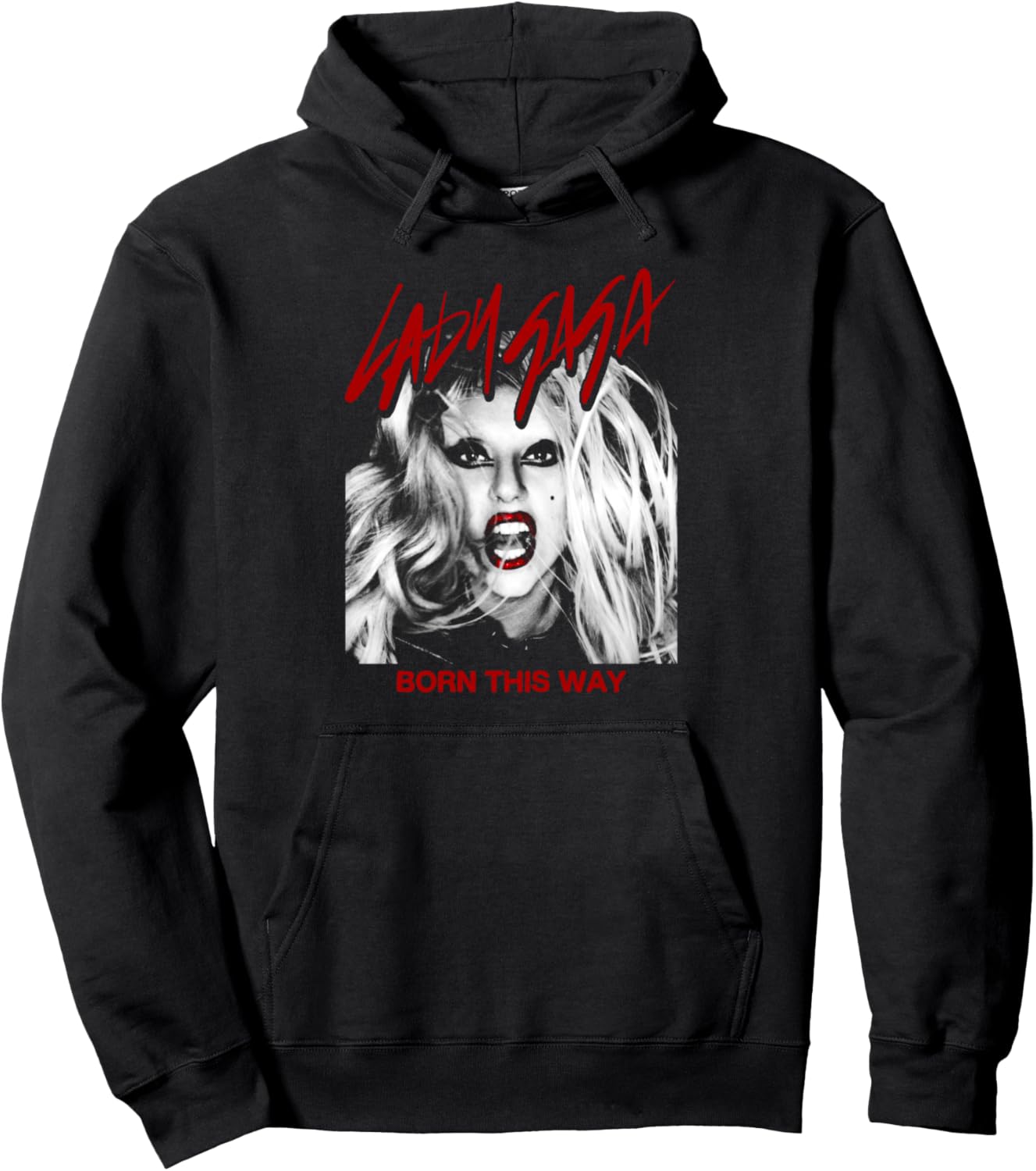 

Официальная толстовка Lady Gaga Born This Waycover, черная, Черный, Официальная толстовка Lady Gaga Born This Waycover, черная