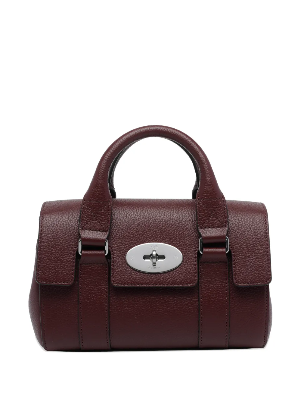 

Мини-сумка-тоут Heritage Bayswater с поворотным замком Mulberry, красный
