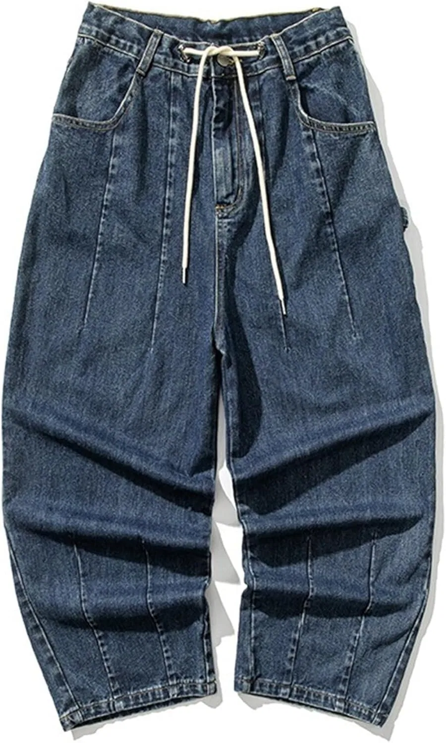 Джинсы Baggy Straight Leg, темно-синий — фото 4