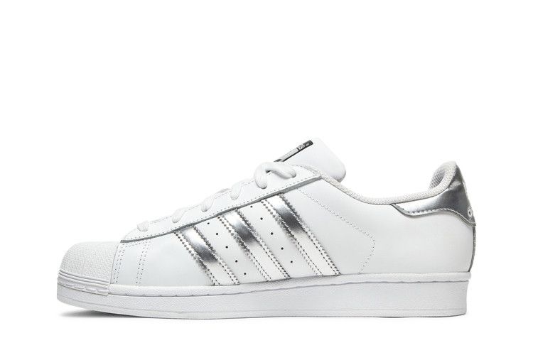 Кроссовки adidas Wmns Superstar 'White Silver Metallic', белый — фото 4