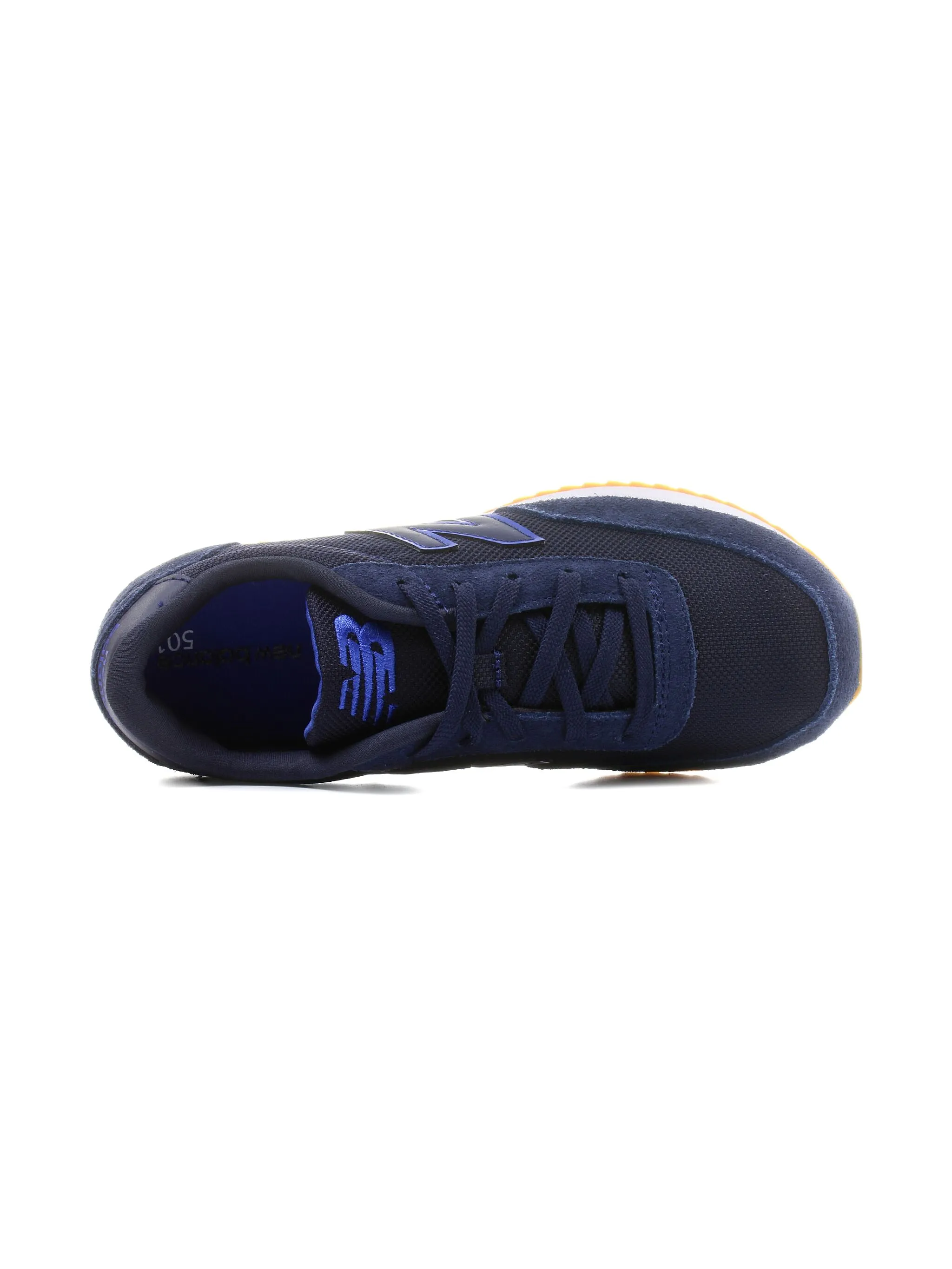 Кроссовки 501 Navy New Balance Kids, синий — фото 4
