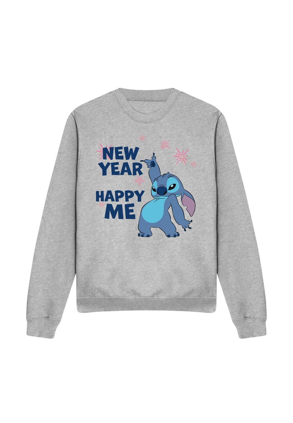 

Толстовка LILO STITCH NEW YEAR HAPPY ME PRINT Disney, серый