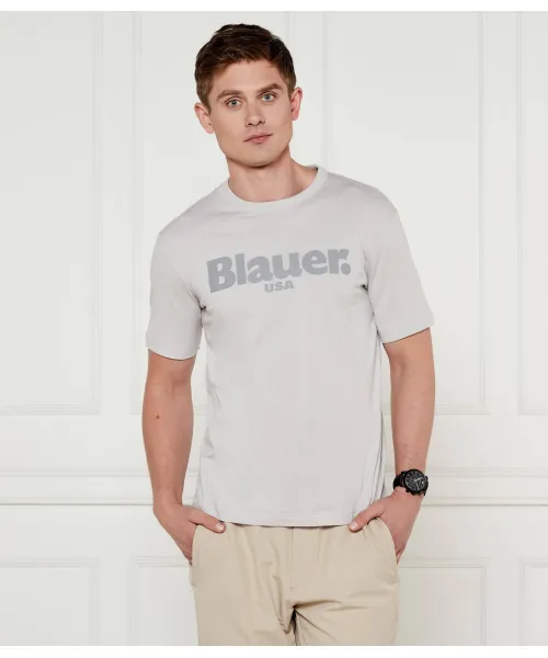 

Футболка Tonal Bourne Regular fit Blauer, серый