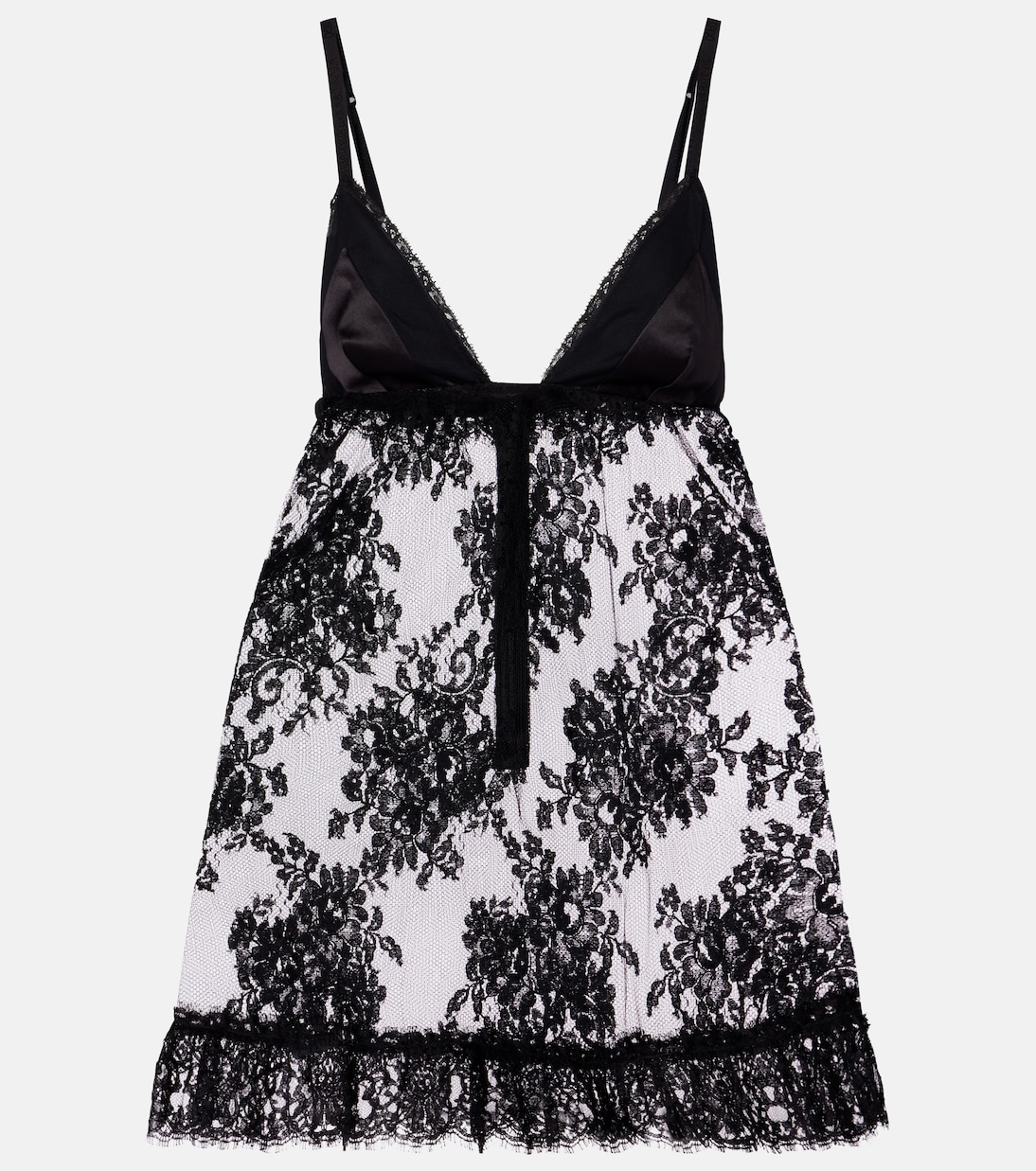 

Топ из цветочного кружева Dolce&Gabbana, Nero