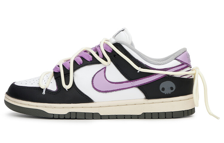 

Кроссовки Nike Dunk Skateboard Shoes Women's Low-Top Black Purple