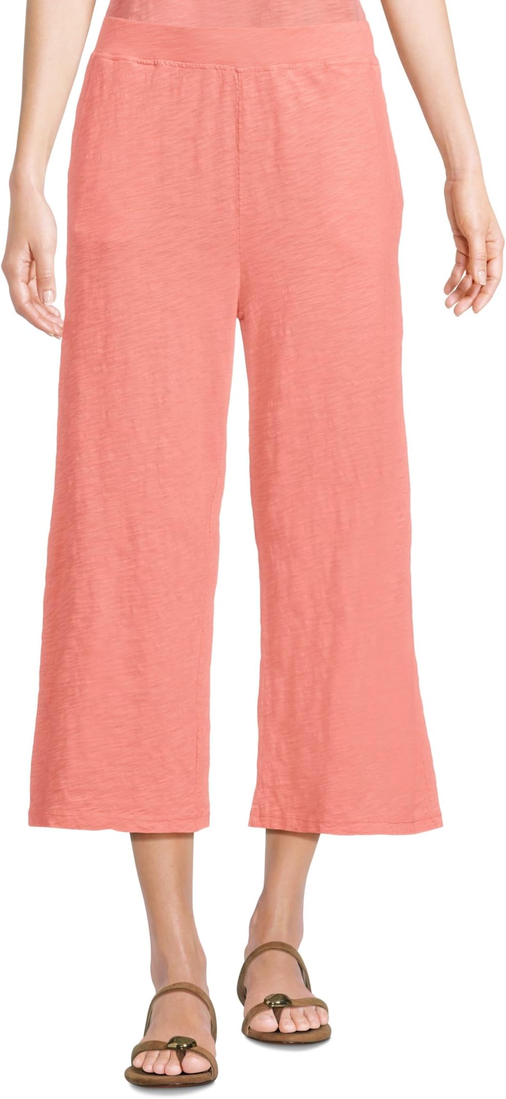 

Брюки Mod-o-doc Wide Leg Cropped Pants, Coral Bliss