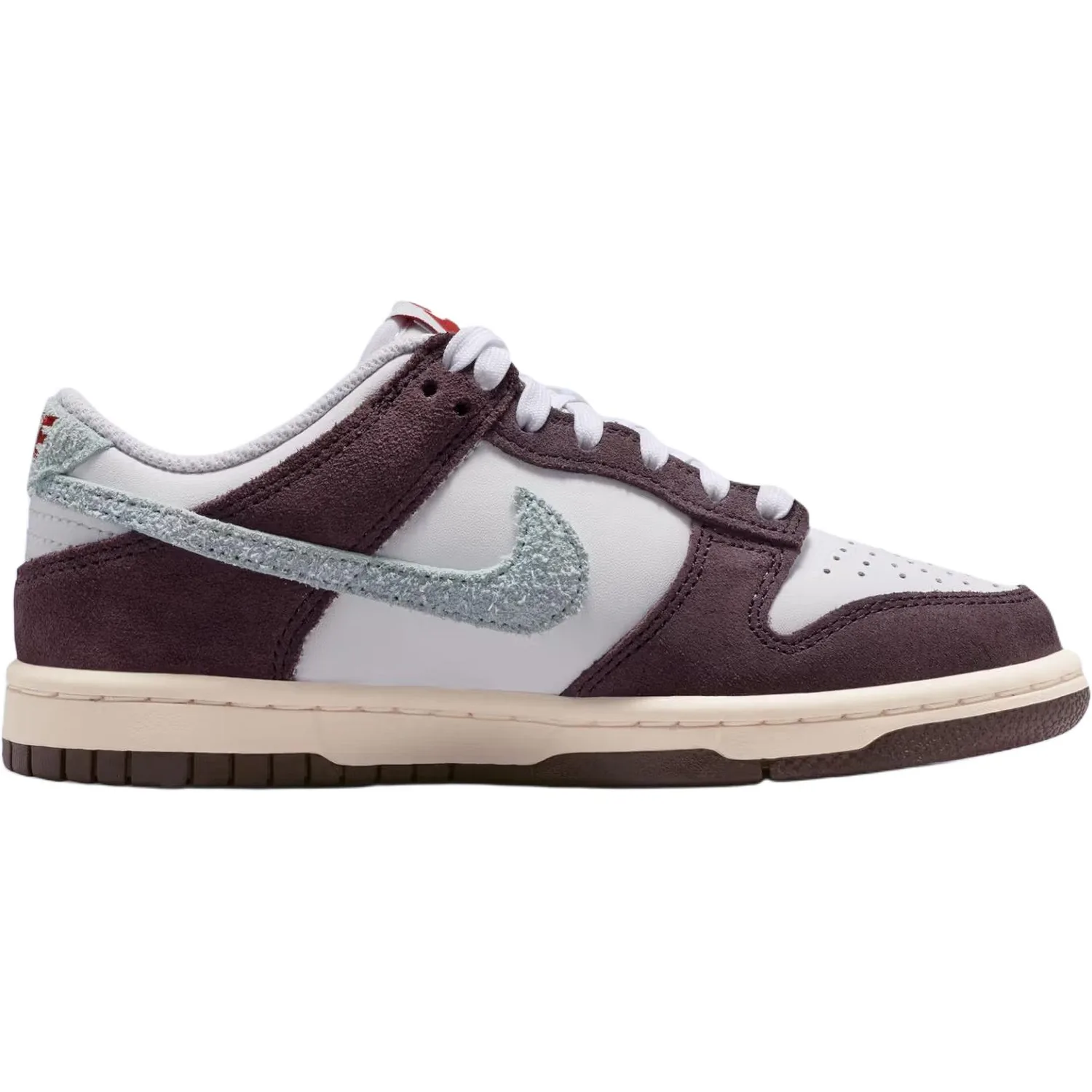 Nike Кроссовки Dunk Low Skateboard для детей в коричнево-красном цвете — фото 3