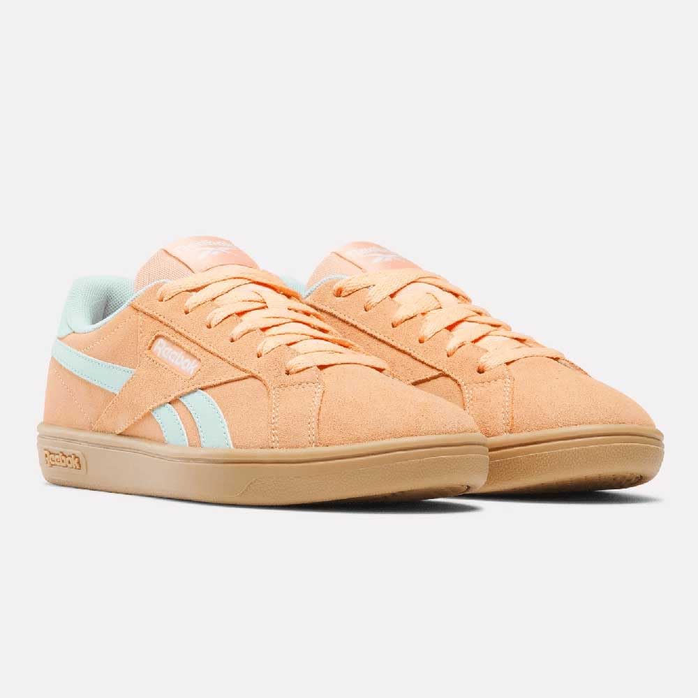 Кроссовки Reebok Unisex-Adult Reebok Court Retro, Sunkissedorange Glitchaqua Gum — фото 3