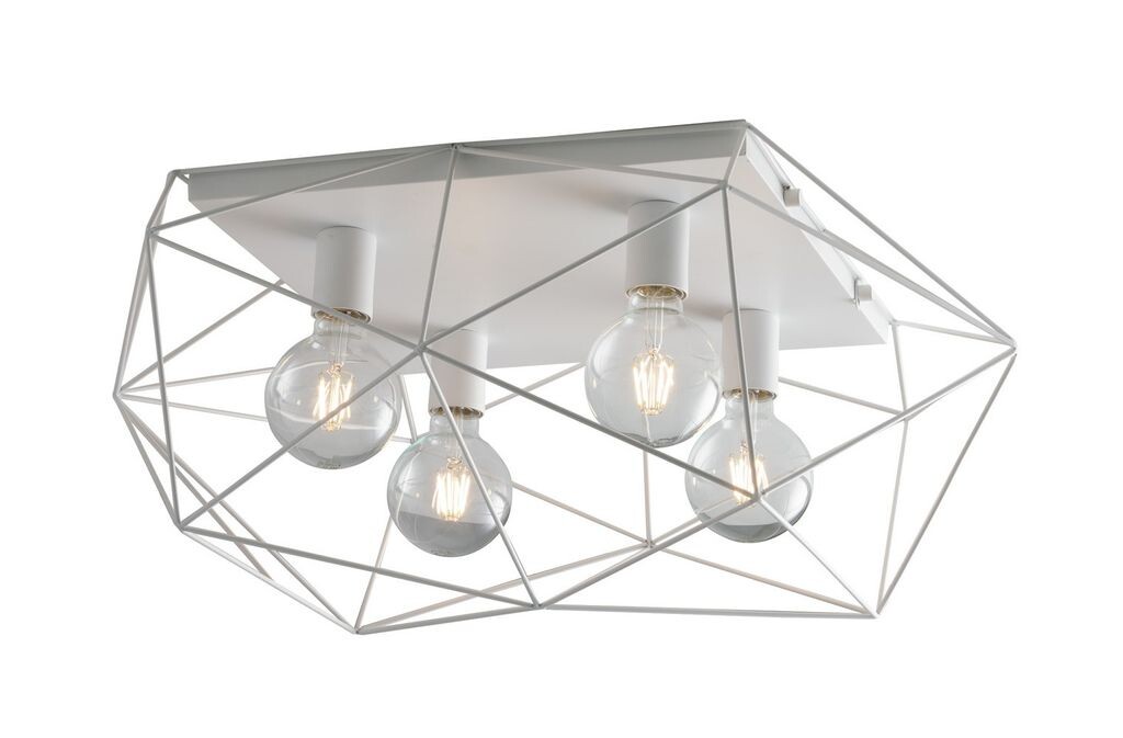 

Потолочный светильник Luce Ambiente Design Abraxas белого цвета E27 IP20, 4 лампы, белый