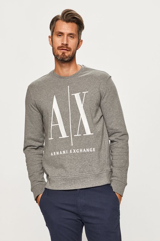 

Фуфайка Armani Exchange, серый