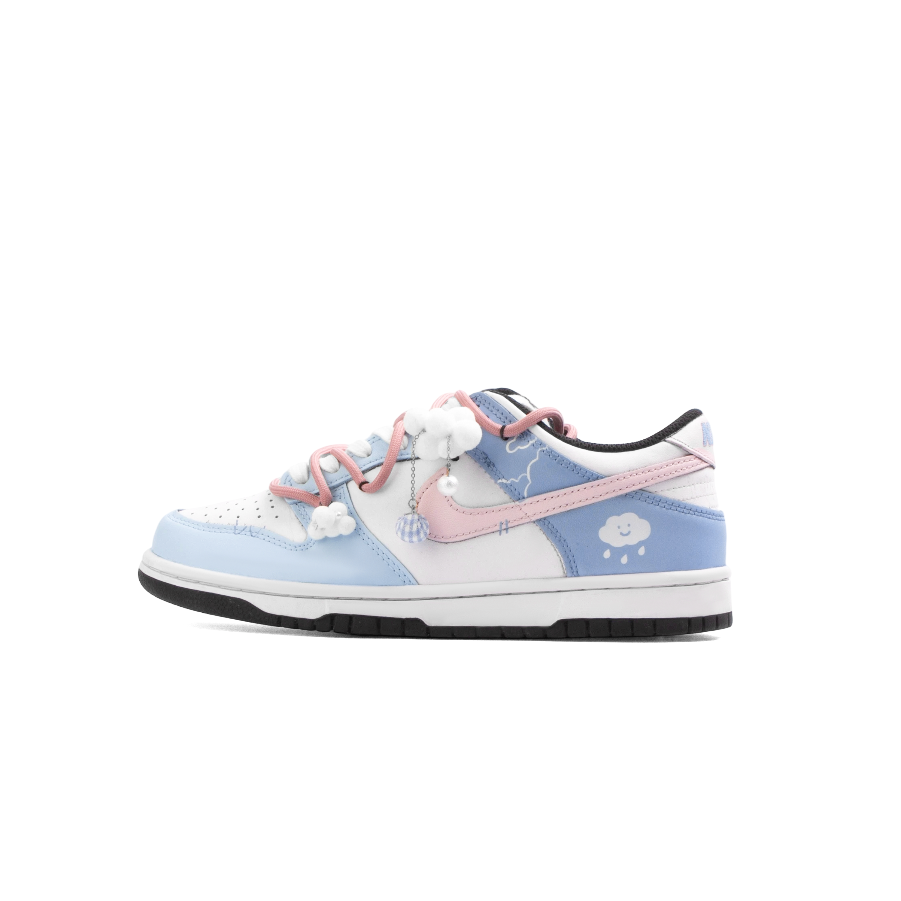 

Nike Dunk Warm Orange Island Slip Resistant легкие амортизирующие низкие детские скейтбординг кроссовки Blue для подростков