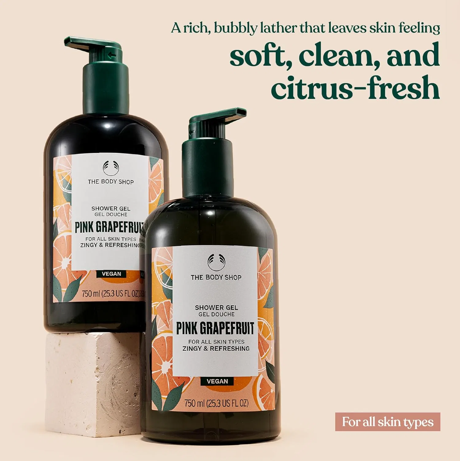 Гель для душа The Body Shop Pink Grapefruit, 750 мл The Body Shop — фото 3