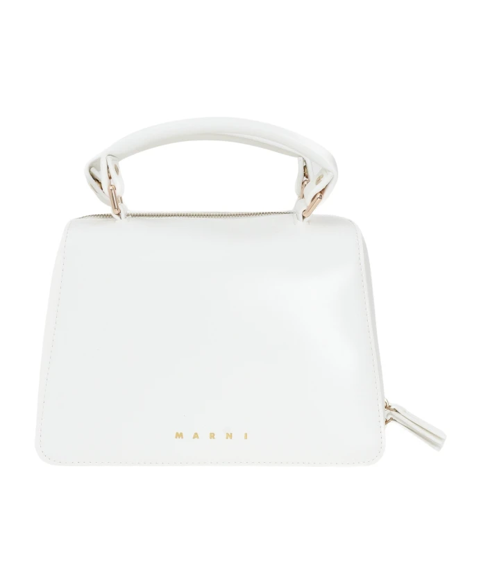 

Белая женская сумочка из ткани с покрытием. Marni, белый