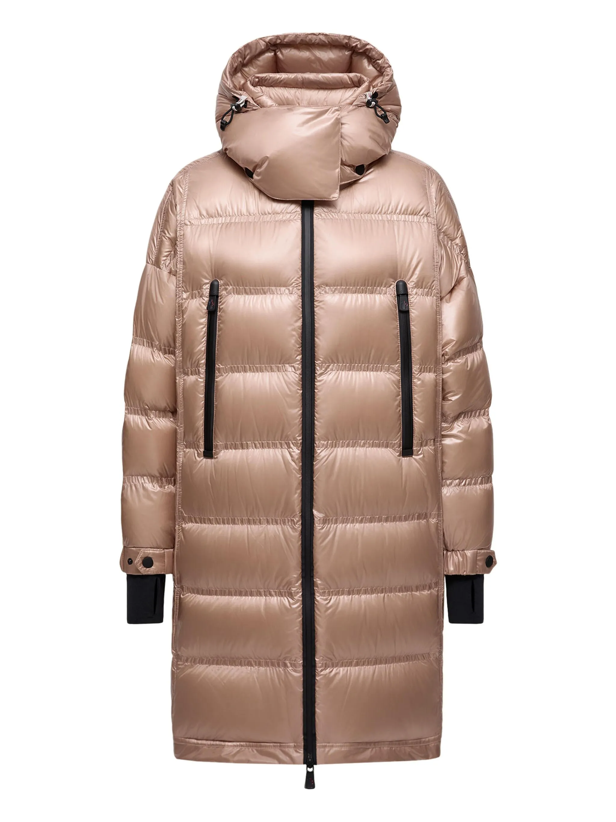 

Пальто Rochelairs на молнии с капюшоном Moncler, нейтральный