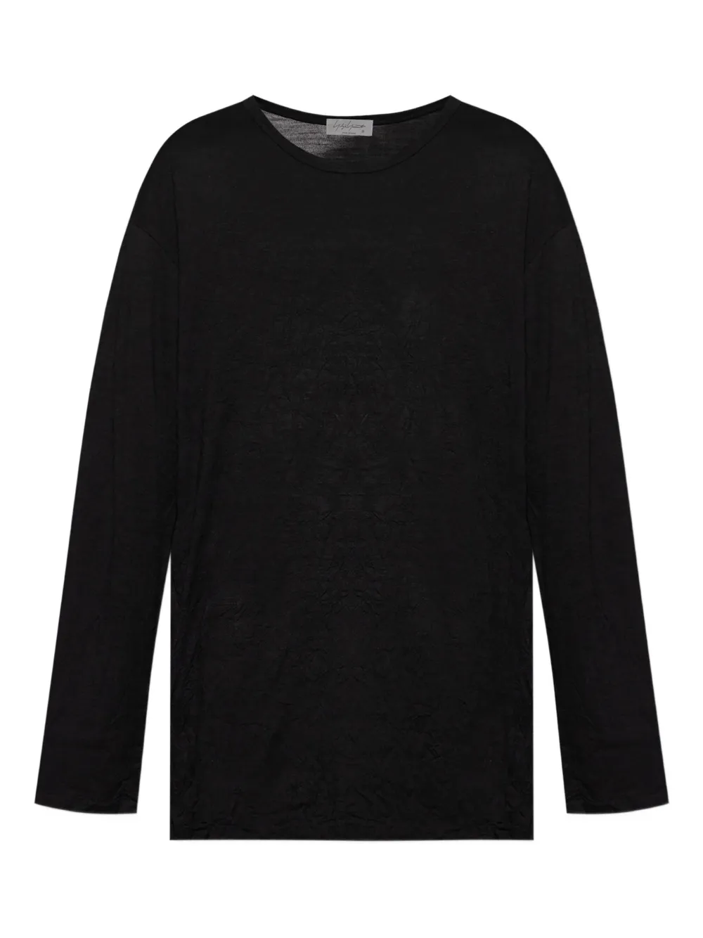 

Футболка с длинными рукавами Yohji Yamamoto, черный
