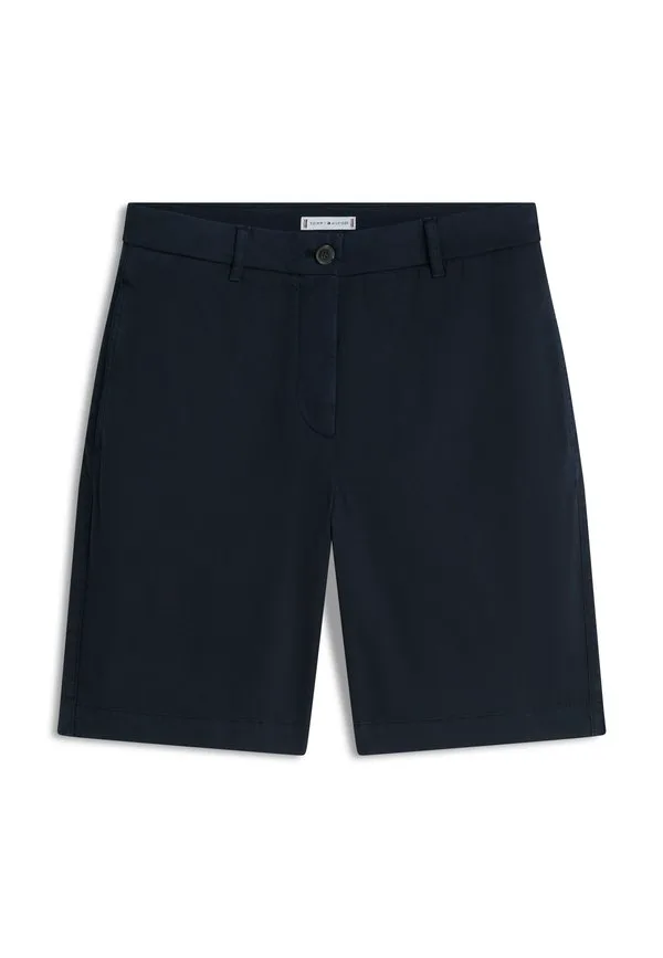 Выстиранные обычные шорты-чиносы Tommy Hilfiger, Dark Night Navy — фото 4