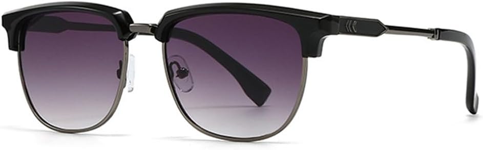 

Солнцезащитные очки UV400 с градиентным металлическим покрытием, подходят для женщин и мужчин, для бега и занятий спортом на открытом воздухе UYPTK, Black Gray Gradient