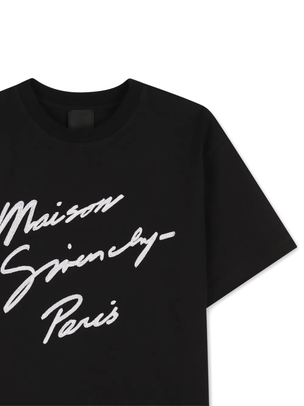 Футболка с фирменным логотипом Givenchy Kids, черный — фото 3