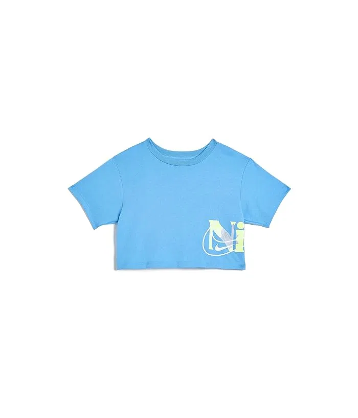Футболка свободного кроя Move with Nature Boxy T-Shirt Nike Kids, University Blue
