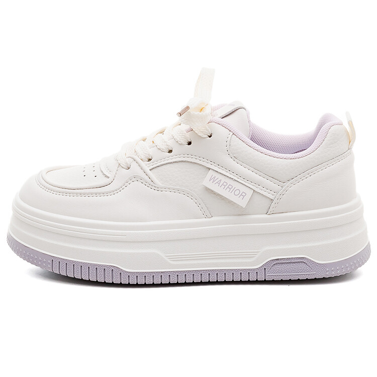 

Кроссовки WARRIOR Skateboarding Shoes Women's Low-top Beige/Purple, фиолетовый